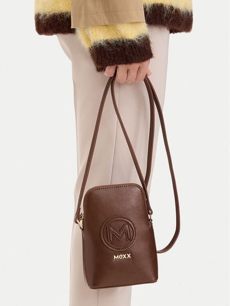 MEXX Torebka CEO-MEXX-L-008-10 Brązowy. Brązowe listonoszki Mexx, bez wzorów, ze skóry, bez dodatków. Za 119,99 zł.