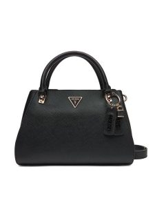 Guess Torebka Noelle II HWZG96 72070 Czarny. Czarne torebki klasyczne Guess, z aplikacjami, ze skóry, bez dodatków. Za 479,99 zł.