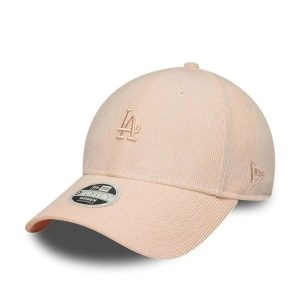 Czapka baseballowa damska Los Angeles Dodgers New Era 9Forty Mini Cord. Czerwone czapki New Era, bez wzorów, z poliesteru, eleganckie. Za 146,10 zł.