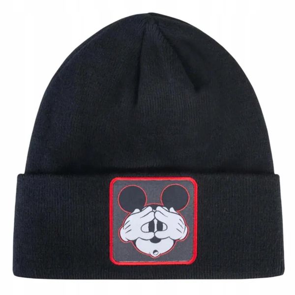 CZAPKA ZIMOWA CAPSLAB DISNEY CD-/1/BON/TMI1. Czarne czapki CapsLab, bez wzorów, eleganckie. Za 139,00 zł.