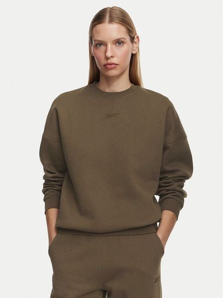 Reebok Bluza Reebok x Ewa Chodakowska RK25978CCW Brązowy Regular Fit. Brązowe bluzy Reebok, m, bez wzorów, z bawełny, bez kaptura. Za 179,99 zł.