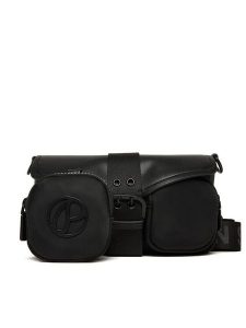 Pepe Jeans Torebka Gale PL0300061 Czarny. Czarne listonoszki Pepe Jeans, bez wzorów, z jeansu, bez dodatków. Za 309,99 zł.