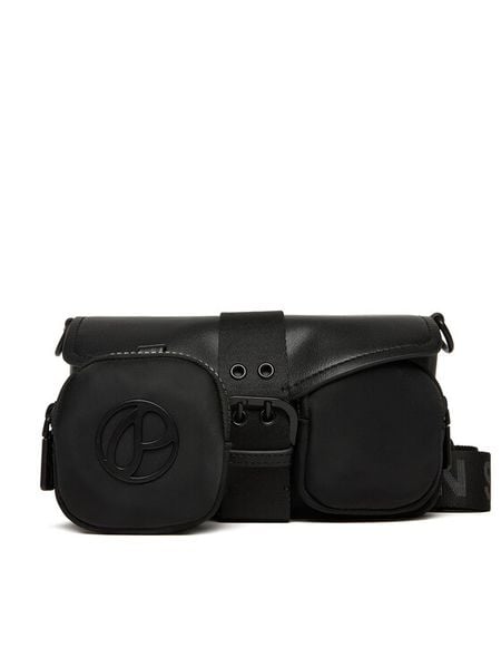 Pepe Jeans Torebka Gale PL0300061 Czarny. Czarne listonoszki Pepe Jeans, bez wzorów, z jeansu, bez dodatków. Za 309,99 zł.