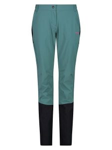 Cmp Spodnie funkcyjne w kolorze turkusowym rozmiar: 36. Niebieskie spodnie sportowe CMP, bez wzorów, z materiału, outdoorowe. Za 153,34 zł.