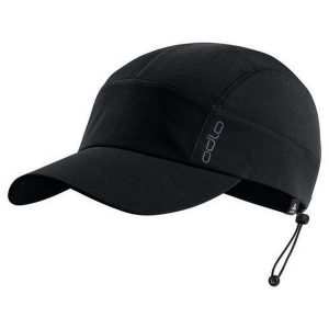 Czapka z daszkiem Odlo Performance X-Light Pack Cap. Czarne czapki ODLO, bez wzorów, sportowe. Za 122,93 zł.