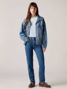 Levi's Dżinsy "724" - Slim fit - w kolorze niebieskim rozmiar: W26/L30. Niebieskie jeansy Levi's®, z aplikacjami, ze skóry, z podwyższonym stanem. Za 259,95 zł.