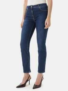 Luisa Spagnoli Jeansy Alicudi 542850 Granatowy Skinny Fit. Niebieskie jeansy LUISA SPAGNOLI, bez wzorów, z bawełny. Za 697,99 zł.