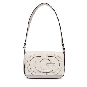 Torebka Guess. Białe torebki klasyczne Guess, z aplikacjami, bez dodatków. Za 544,99 zł.