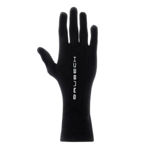 Rękawiczki merino unisex Brubeck. Czarne rękawiczki Brubeck, bez wzorów, z elastanu. Za 139,99 zł.