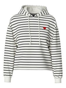 Pieces Bluza "Chilli" w kolorze kremowo-czarnym rozmiar: XS. Brązowe bluzy Pieces, xs, bez wzorów, z kapturem. Za 92,21 zł.