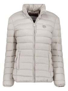 Geographical Norway Kurtka pikowana "Atikotal" w kolorze jasnoszarym rozmiar: S. Szare kurtki Geographical Norway, s, bez wzorów, bez kaptura. Za 133,45 zł.