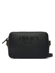 Liu Jo Torebka AA6153 ES029 Czarny. Czarne torebki klasyczne Liu Jo, bez wzorów, ze skóry, bez dodatków. Za 469,99 zł.