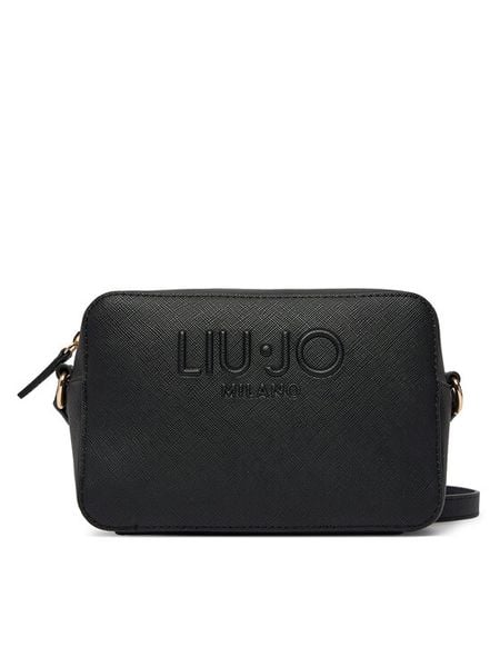 Liu Jo Torebka AA6153 ES029 Czarny. Czarne listonoszki Liu Jo, bez wzorów, ze skóry, bez dodatków. Za 469,99 zł.