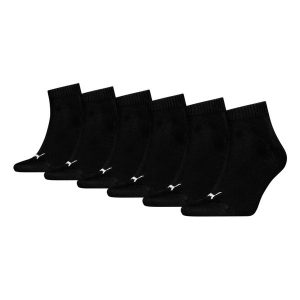 Puma Skarpety Quarter Plain 3-Pack 93858906. Czarne skarpetki Puma, bez wzorów. Za 43,99 zł.