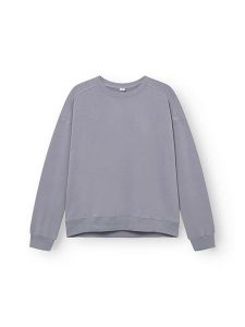 Rethinkit Bluza "Ilona" w kolorze szarym rozmiar: M. Szare bluzy Rethinkit, m, bez wzorów, z bawełny, bez kaptura. Za 148,61 zł.