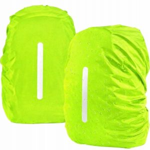 Pokrowiec przeciwdeszczowy plecak odblaskowy 40-50L. Zielone plecaki SPORTENZIA. Za 72,99 zł.