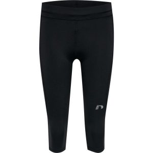 Damskie legginsy Newline core knee. Czarne legginsy Newline, bez wzorów, z dżerseju, z standardowym stanem. Za 262,50 zł.