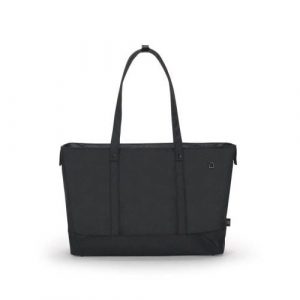 Torba na laptop DICOTA D31977-RPET 14.1" Shopper Eco Motion damska czarna. Czarne shopper bag DICOTA, bez wzorów, bez dodatków. Za 239,99 zł.