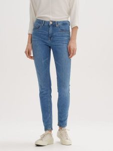 OPUS Dżinsy - Skinny fit - w kolorze błękitnym rozmiar: 34. Niebieskie jeansy Opus, bez wzorów. Za 83,42 zł.