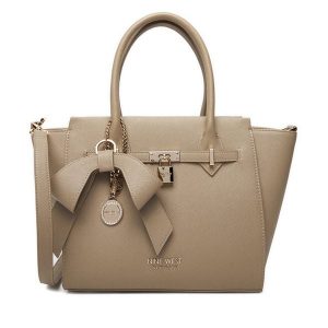 Torebka Nine West. Brązowe torebki klasyczne Nine West, bez wzorów, bez dodatków. Za 349,99 zł.