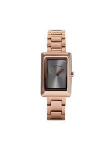Calvin Klein Zegarek Styled 25200394 Złoty. Żółte, analogowe zegarki Calvin Klein. Za 679,99 zł.