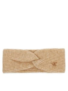 Calvin Klein Opaska materiałowa LV04F8039G Pomarańczowy. Brązowe rękawiczki Calvin Klein, bez wzorów, z materiału. Za 119,99 zł.