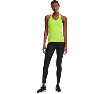 Legginsy damskie Under Armour Hi-Rise. Czarne legginsy Under Armour, bez wzorów, z materiału, krótkie. Za 279,45 zł.