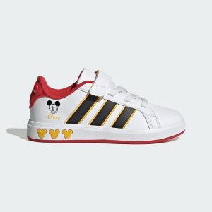 Buty ADIDAS GRAND COURT MICKEY Biały. Białe buty trekkingowe ADIDAS, z syntetyku, bez zapięcia. W wyprzedaży za 119,40 zł.