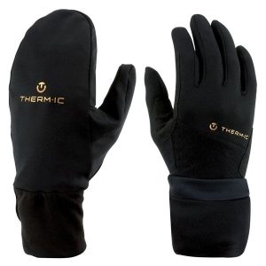 Rekawiczka ski doroslych Therm-ic Versatile Light Gloves przerobienia na mitenki. Czarne rękawiczki THERM-IC, bez wzorów, z poliesteru. Za 239,00 zł.