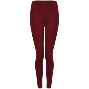 Legginsy Damskie Z Wysokimi Stanami Core. Brązowe legginsy TOMBO, bez wzorów, z podwyższonym stanem. Za 151,99 zł.
