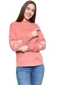 BLUZA MUSTANG Becky TN Embro 1009094 8187. Bluzy Mustang, s, bez wzorów, bez kaptura. W wyprzedaży za 59,99 zł.