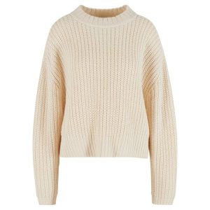 Damski sweter oversize Urban Classics Wide Basic. Białe swetry oversize Urban Classics, na zimę, bez wzorów, bez ramiączek. Za 191,00 zł.