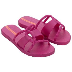 Klapki Ipanema Diversa Slide Ad 27232 BG829 fuksja różowe. Czerwone klapki bez wzorów, bez obcasa. Za 171,67 zł.