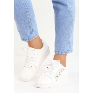 Białe Buty Sportowe Margaric. Buty sportowe marki Born2be. Za 59,99 zł.