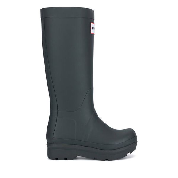 Kalosze Hunter. Brązowe kalosze Hunter, bez wzorów. Za 299,99 zł.