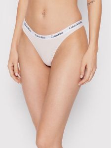 Calvin Klein Underwear Stringi 0000D1617A Różowy. Czerwone stringi Calvin Klein Underwear, bez wzorów, z bawełny. Za 49,99 zł.