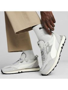 Puma Sneakersy "Rider" w kolorze szarym rozmiar: 45,5. Szare trampki Puma, bez wzorów, bez zapięcia. Za 183,03 zł.