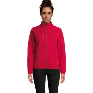 Damska Kurtka Soft Shell Falcon Zapinana Na Zamek Błyskawiczny. Czerwone kurtki SOL'S, s, bez wzorów, bez kaptura. Za 227,99 zł.