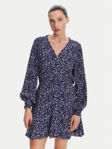 Pepe Jeans Sukienka codzienna Anna PL953639 Niebieski Regular Fit. Niebieskie kombinezony Pepe Jeans, m, bez wzorów, z jeansu, bez kołnierzyka, bez ramiączek. Za 239,99 zł.