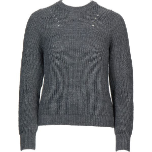 Sweter w kolorze szarym. Szare swetry klasyczne marki Gottardi, z wełny, z okrągłym kołnierzem. W wyprzedaży za 130,95 zł.