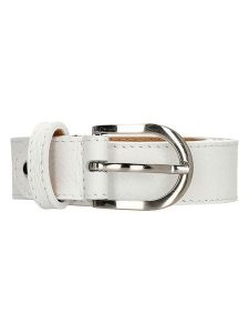 Charm Skórzany pasek w kolorze białym rozmiar: 95. Białe paski Charm, bez wzorów, z materiału. Za 59,95 zł.