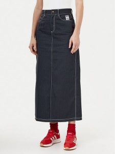 Adidas Spódnica maxi Allover Print JJ3142 Szary Regular Fit. Szare spódnice ADIDAS, bez wzorów, z bawełny, maxi. Za 259,99 zł.
