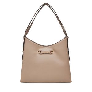 Torebka Guess. Brązowe torebki klasyczne Guess, z aplikacjami, bez dodatków. Za 489,99 zł.