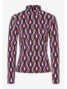 More & More Koszulka w kolorze biało-czarno-różowym rozmiar: 42. Białe bluzki More & More, bez wzorów, bez kołnierzyka, bez ramiączek. Za 65,38 zł.