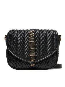 Valentino Torebka Fania Re VBS9AB09 Czarny. Czarne torebki klasyczne Valentino, bez wzorów, ze skóry, bez dodatków. Za 349,99 zł.