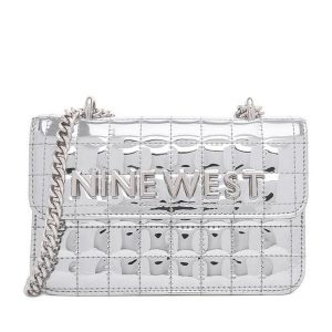 Torebka Nine West. Szare torebki klasyczne Nine West, bez wzorów, bez dodatków. Za 209,99 zł.