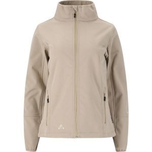 Damska kurtka wodoodporna Whistler Covina. Brązowe kurtki WHISTLER, bez wzorów, z softshellu, bez kaptura. Za 231,50 zł.