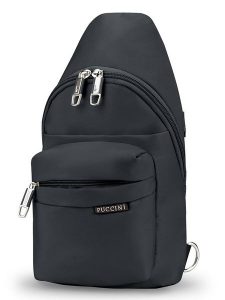 Puccini Plecak w kolorze czarnym - 18 x 30 x 6 cm rozmiar: onesize. Czarne plecaki Puccini. Za 54,99 zł.