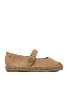 Roxy Espadryle CEO-WSS990-270 Beżowy. Brązowe espadryle Roxy, bez wzorów, z materiału, bez obcasa. Za 129,99 zł.