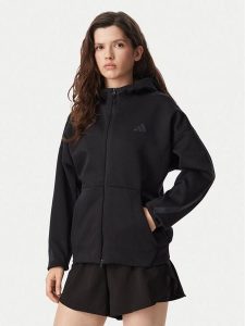 Adidas Bluza Z.N.E. Full Zip KF6327 Czarny Regular Fit. Czarne bluzy ADIDAS, xl, bez wzorów, z bawełny, bez kaptura. Za 388,99 zł.